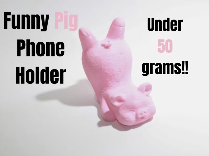 Funny Pig Phone Holder