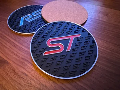 Ford ST (Focus, Fiesta, Edge...) Drink Coaster