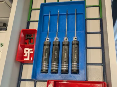 Precision hex driver Gridfinity holder 
