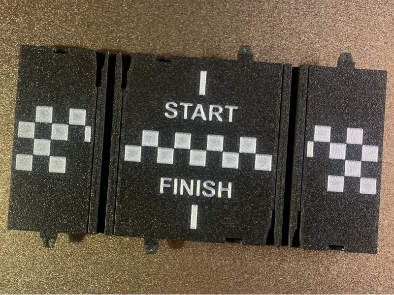 PREFO Fahrbahn 90mm START - FINISH