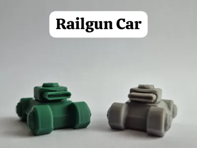 Mini Railgun Car - Minimal Supports