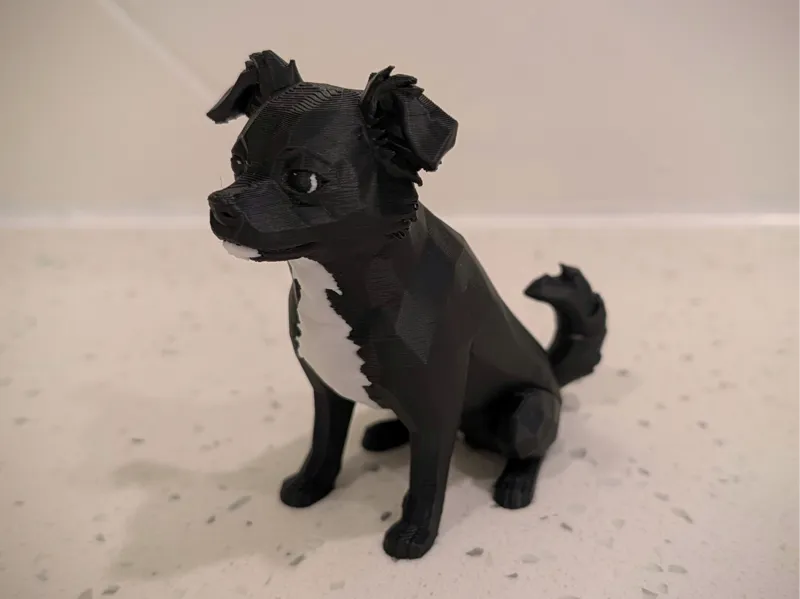 Cute Dog / Puppy Figurine - Multi-Color AMS Ready
