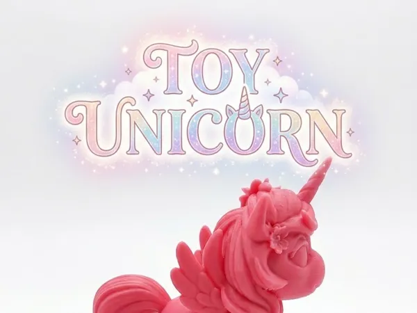 Figurine licorne chibi