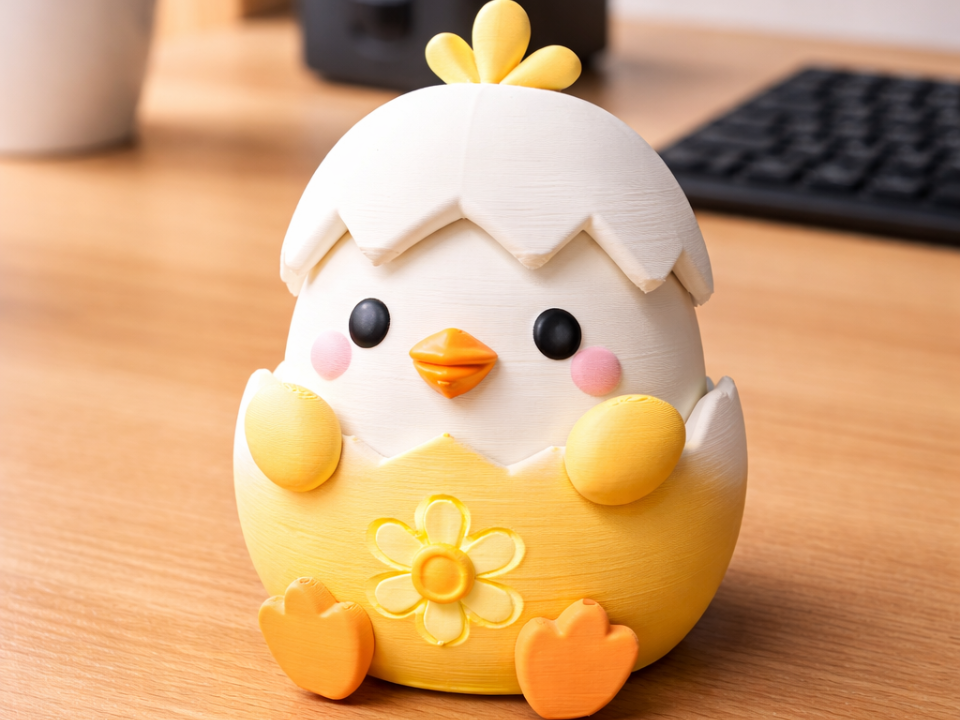 Cute Chick in Egg  | Adorable Desk Decoration 