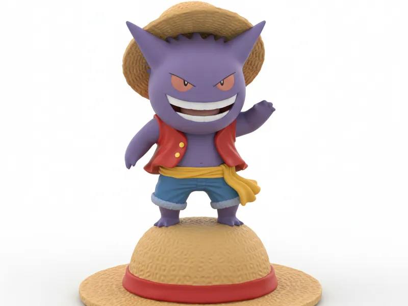 gengar&luffy