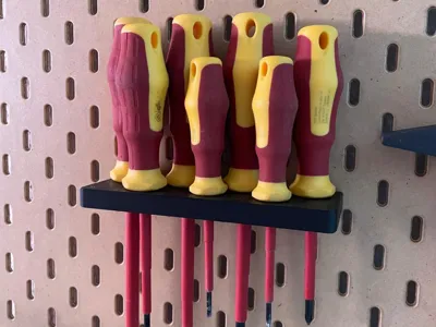IKEA Skadis Screwdriver Holder 15mm Holes