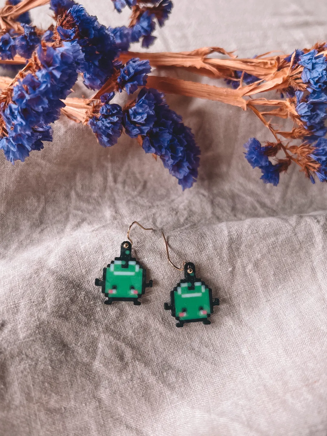 Stardew Valley Junimo Earrings view 4