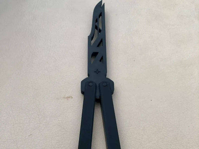 (3D pins) Butterfly knife
