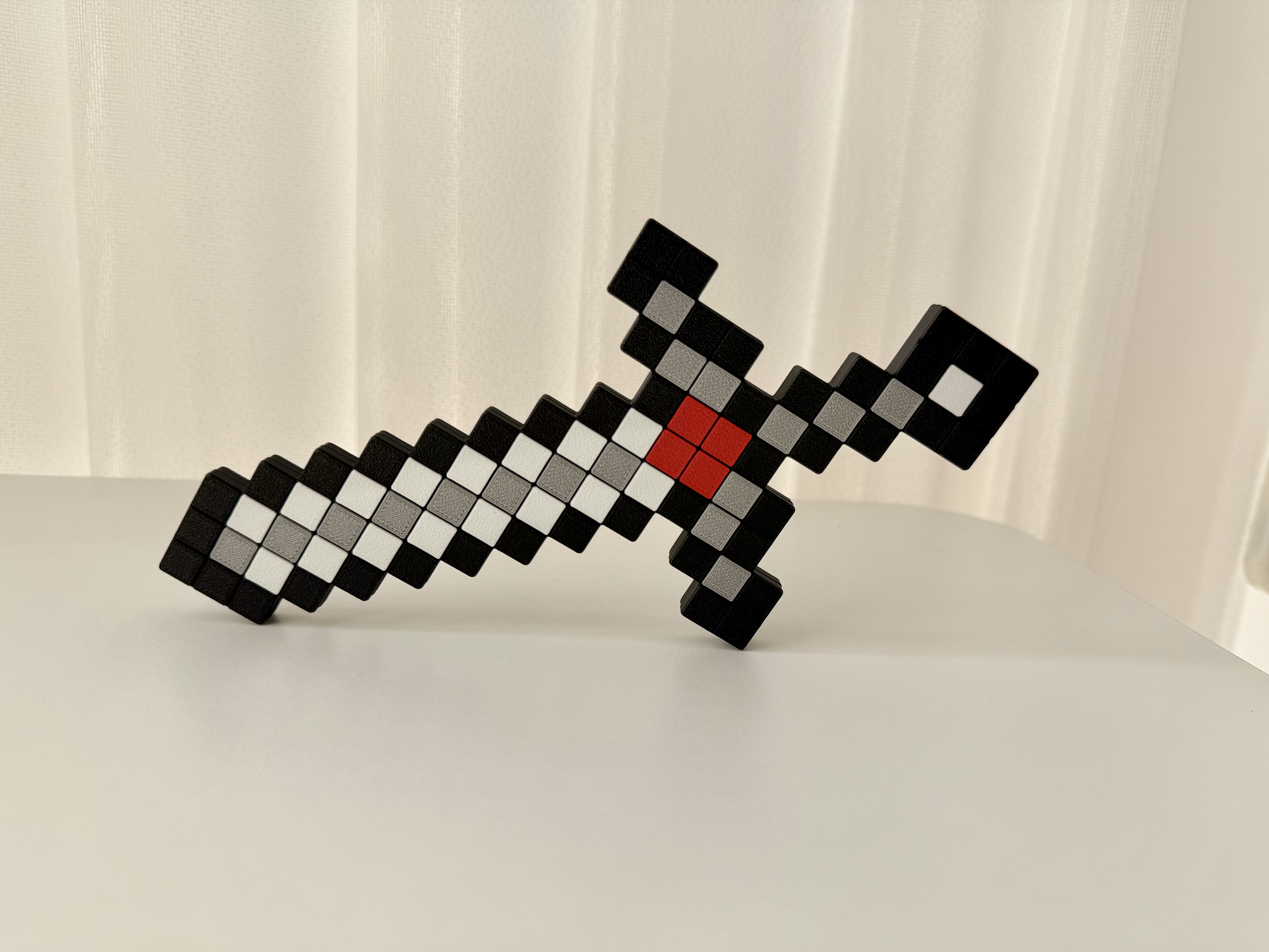 Miniatura 2 do modelo 3D Minecraft 像素剑 - 双面纹理、圆角、易涂色