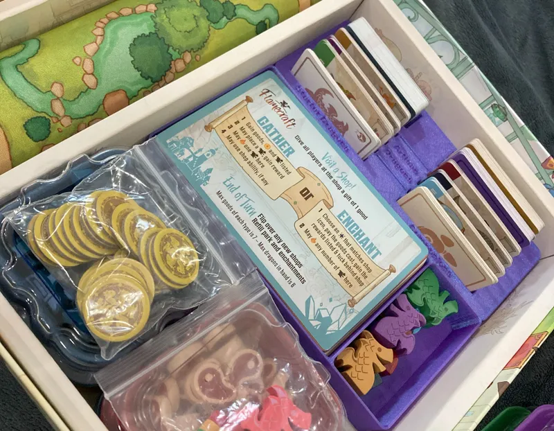 Flamecraft Boardgame Organization insert