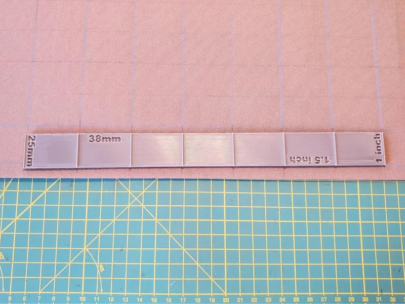 MOLLE Ruler/Template for Sewing (7 Units)