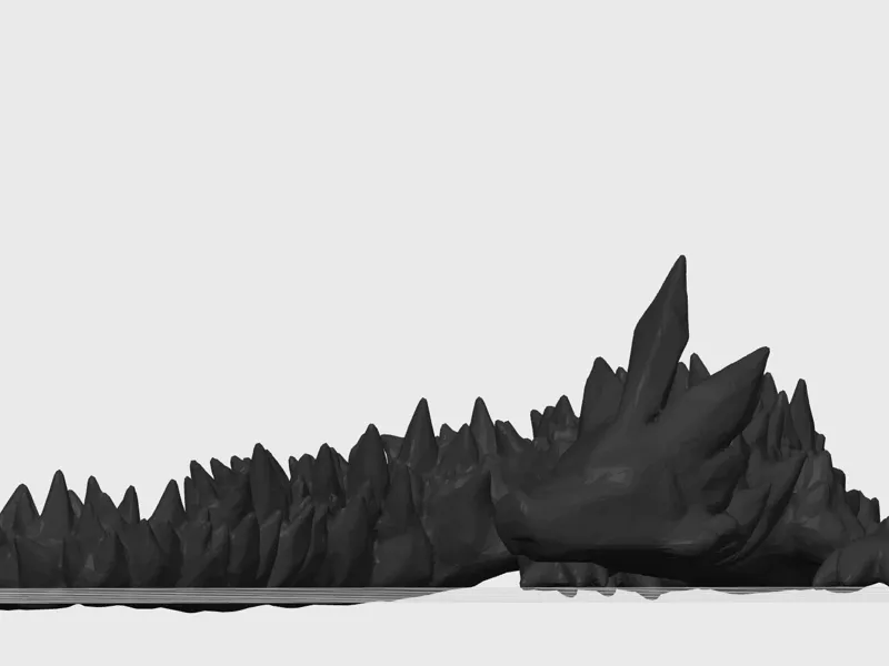 3D Flexy dragon