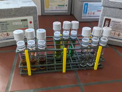 Test Tube/Cuvette Rack Laboratory