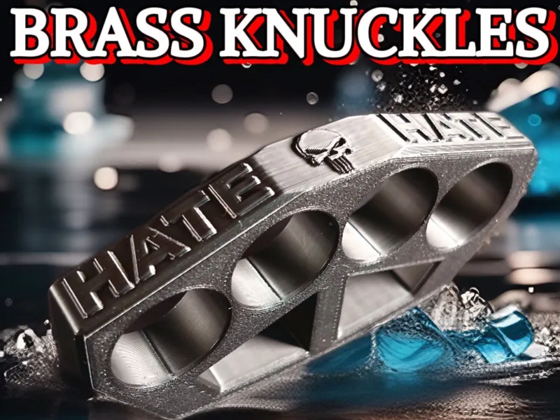 BRASS KNUCKLES - THE PUNISHER - SELF DEFENSE