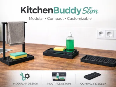 KitchenBuddy Slim - Modular Sink Organizer