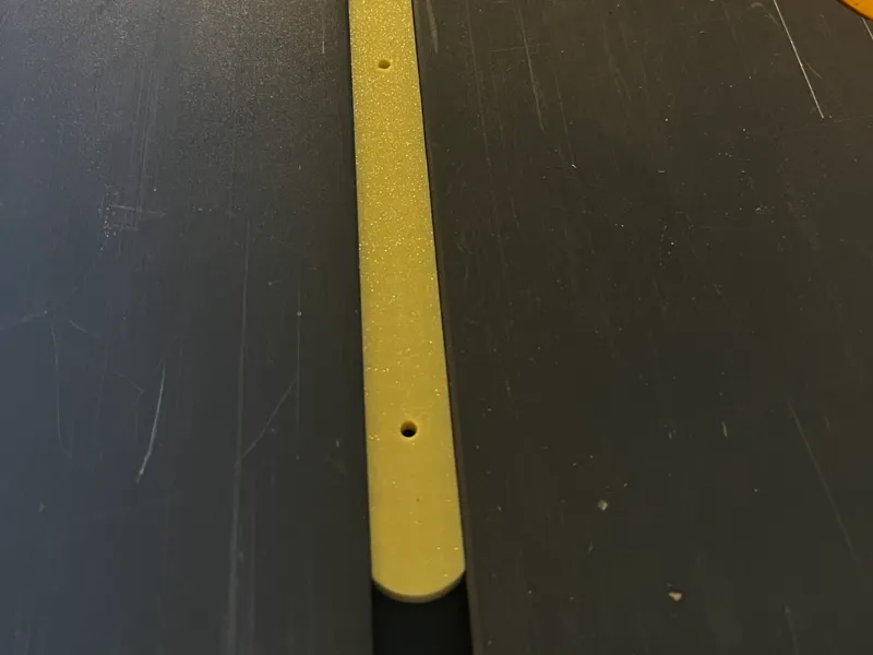 Drop In Crosscut sled runner for DEWALT table saw