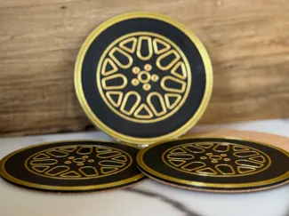 Car Wheel Coasters