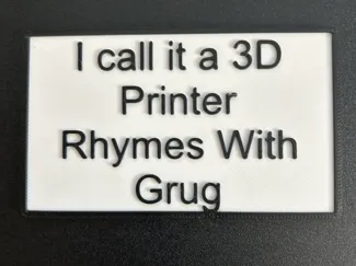 Funny Grug Sign (AMS)
