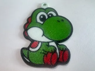 Cute Chibi Yoshi Keychain - AMS Optimized