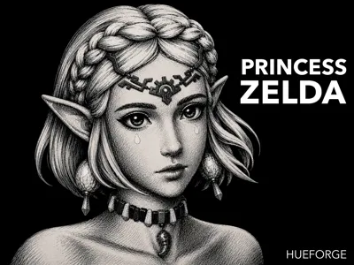 Princess Zelda - Hueforge