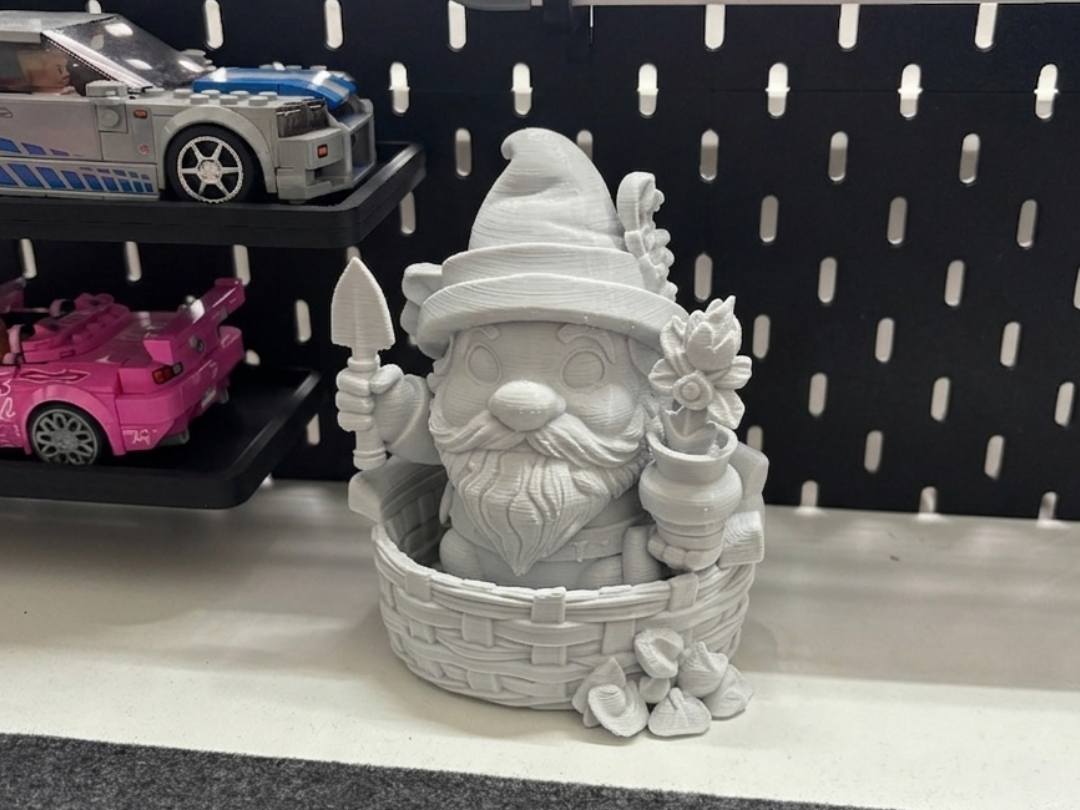 Basket Gnome: The Tiny Guardian of Your Plants! 