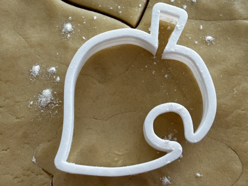 Animal Crossing Leaf Cookie Cutter