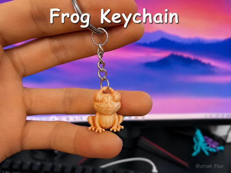 Tiny Frog + Keychain 