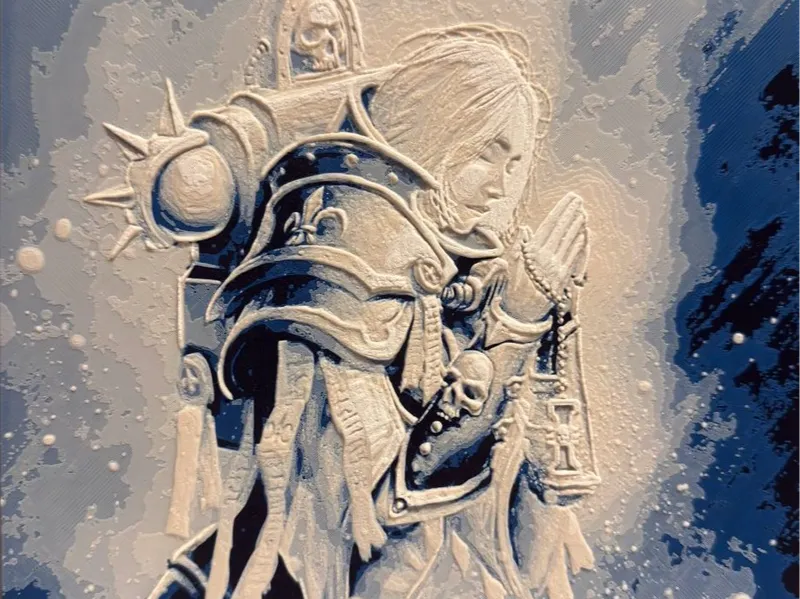 Daughter of the Emperor WH40K - HueForge Print