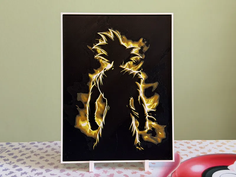 Goku Super Sayan Aura - Dragonball - Hueforge