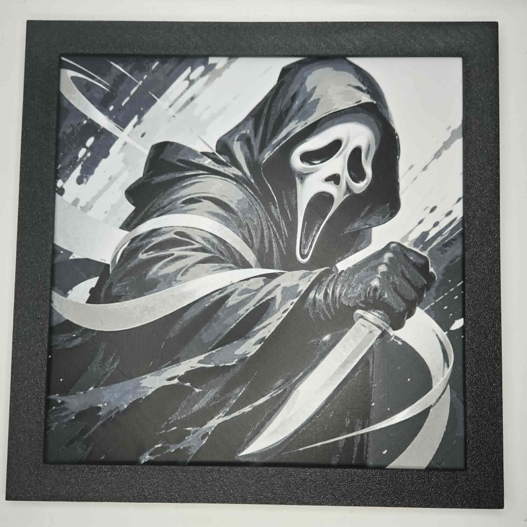 Miniatura 2 do modelo 3D Ghostface Hueforge