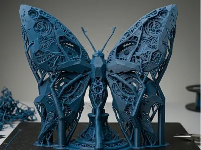 butterfly - mechanical motif - drone