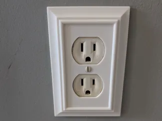 Decorative Single Outlet Cover Plate