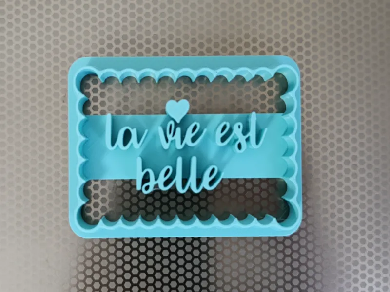 Emporte Pièce Biscuit La vie est belle