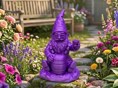 Dwarf / Gnome with Wine / Rum