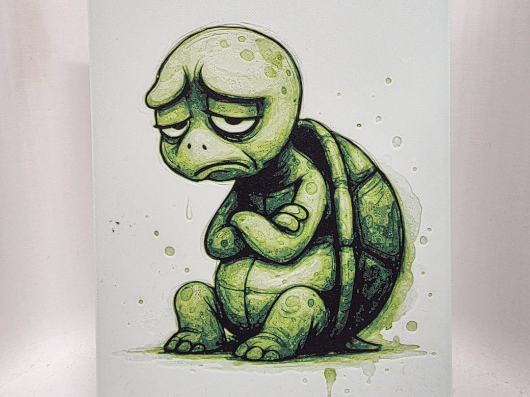 Grumpy Turtle Hueforge