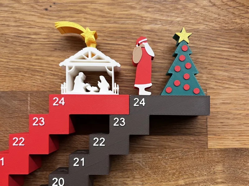Adventskalender Treppe