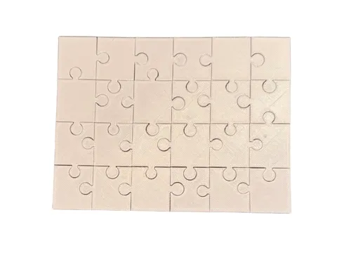 Letrero o emblema decorativo: Blank Puzzle – 24p (160x120mm) – UV / Sublimation — referencia de MakerWorld
