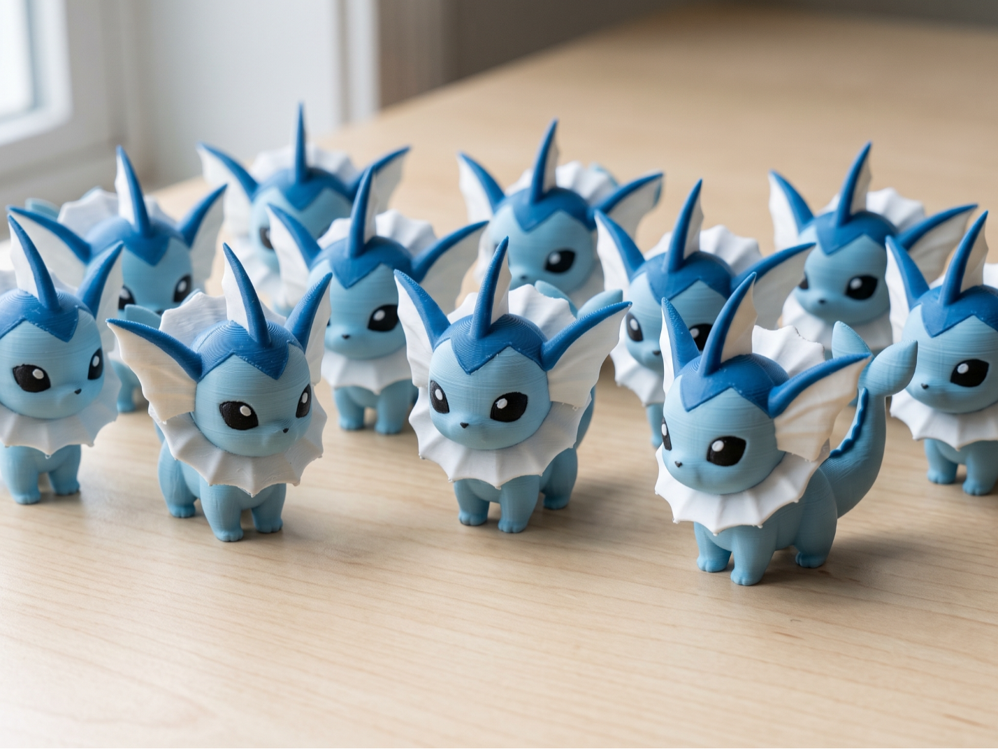 Vaporeon eeveelution Pokemon toy 3D model