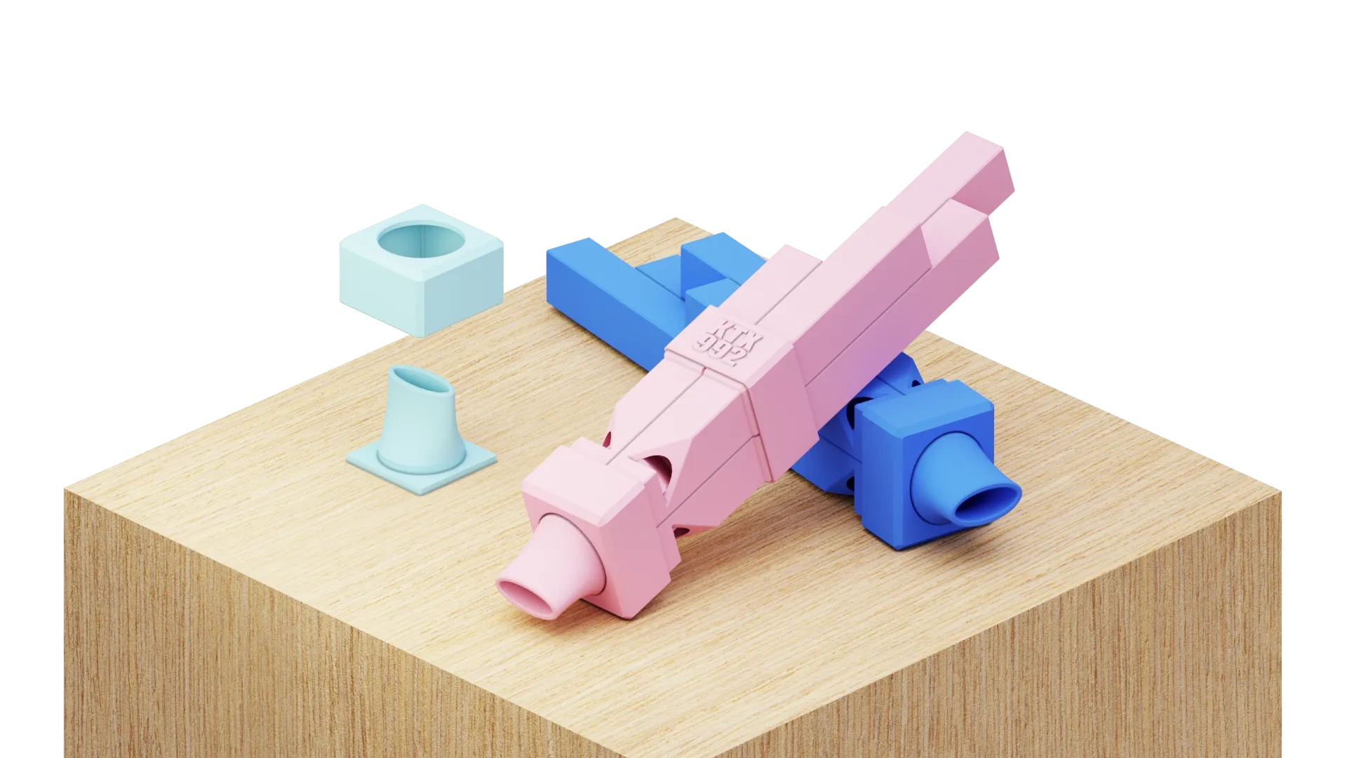 Miniatura 5 do modelo 3D 火车笛 全新设计 省力版 很容易吹响