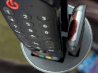Ashtray TV Remote Insert