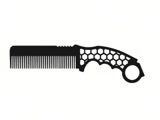 Tactical karambit comb
