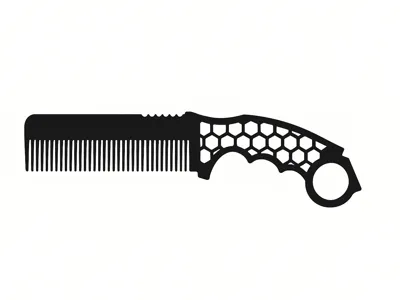 Tactical karambit comb