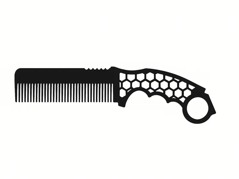 Tactical karambit comb
