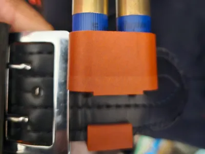 Shotshell holder for 2 1/4 in duty belt