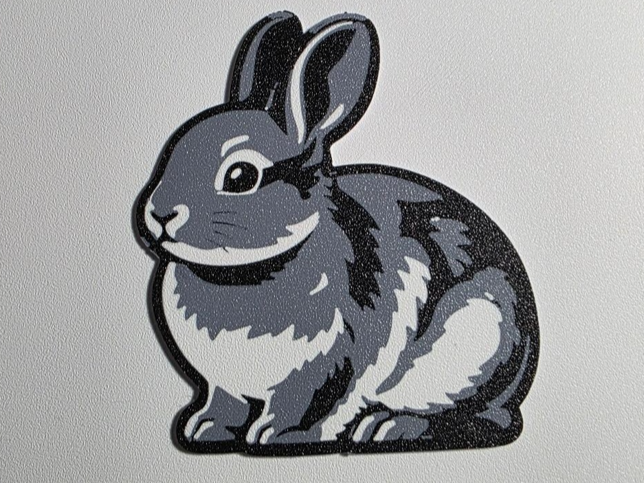 Cute Bunny Flat Decor (AMS Ready)