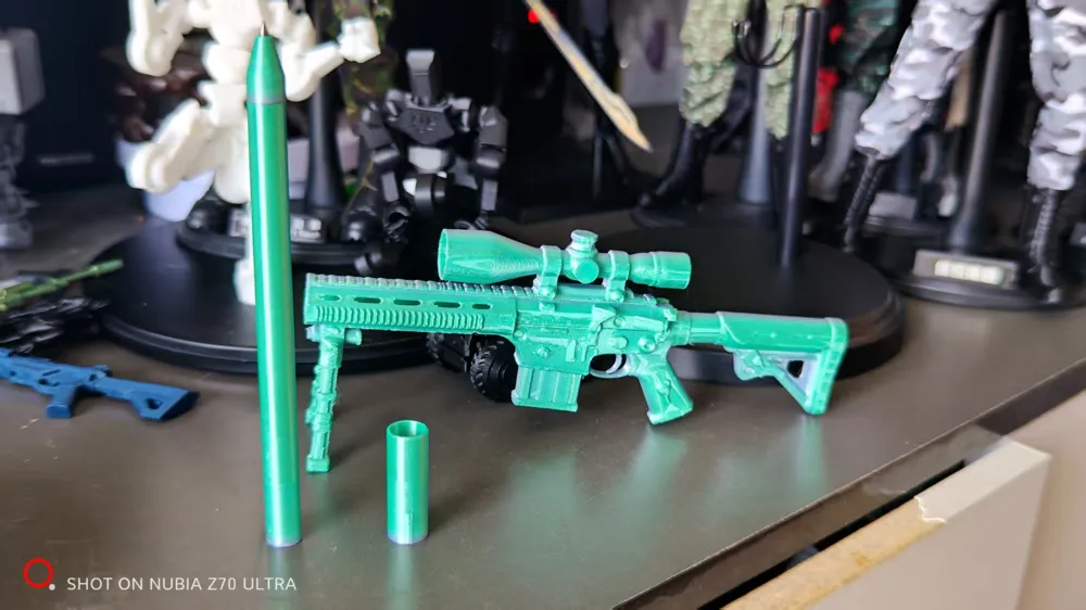 Sniper Rox Build Pen Sniper Rifle - Toy Pen - Free 3D Print Model - MakerWorld