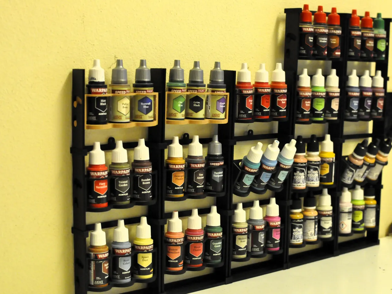TiltMod Rack - Modular Tiltable Paint Holder view 4