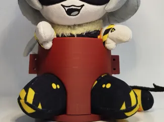 V plush holder