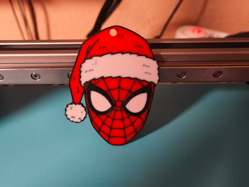 Spiderman Christmas Ornament & Keychain