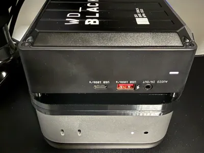 WD Black D50 Game Dock Mac Mini M4 Stand
